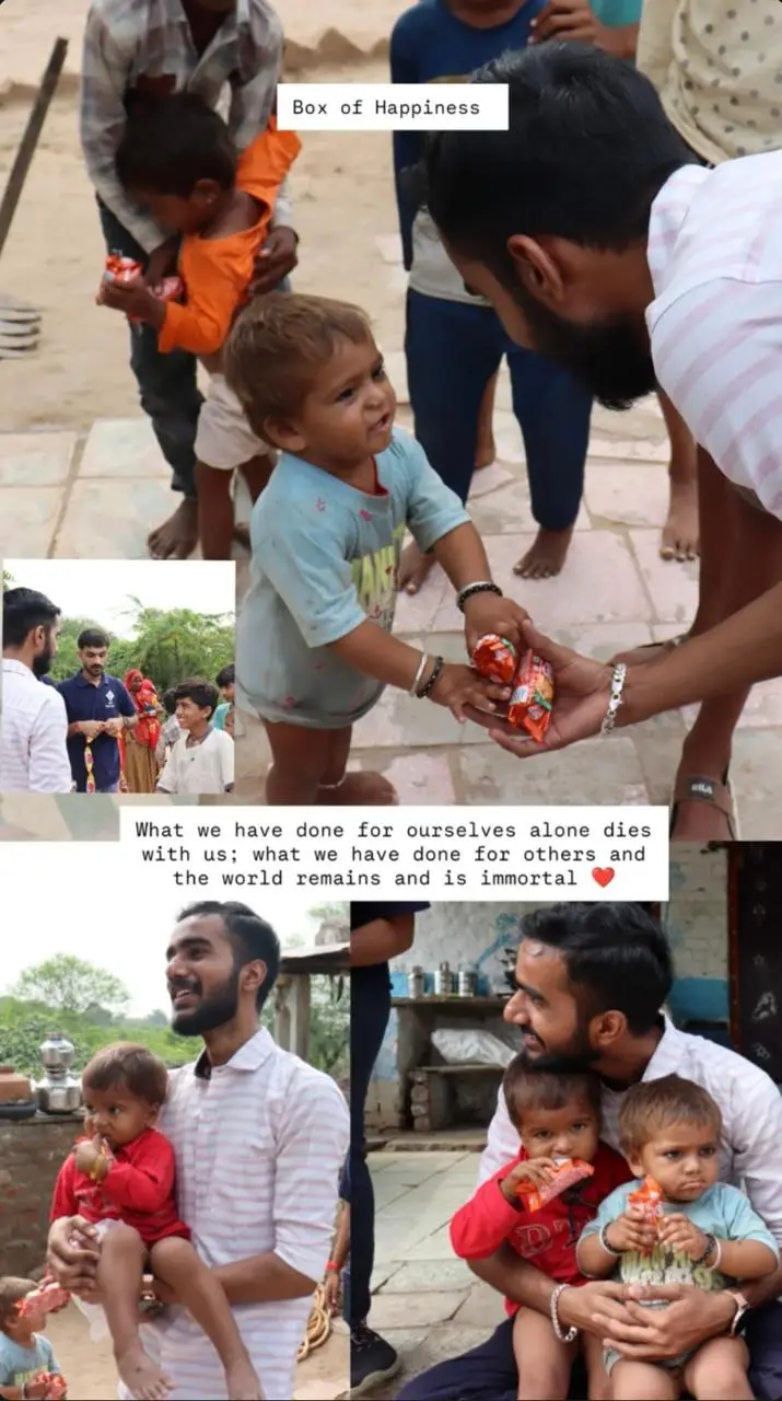 Helping needy people