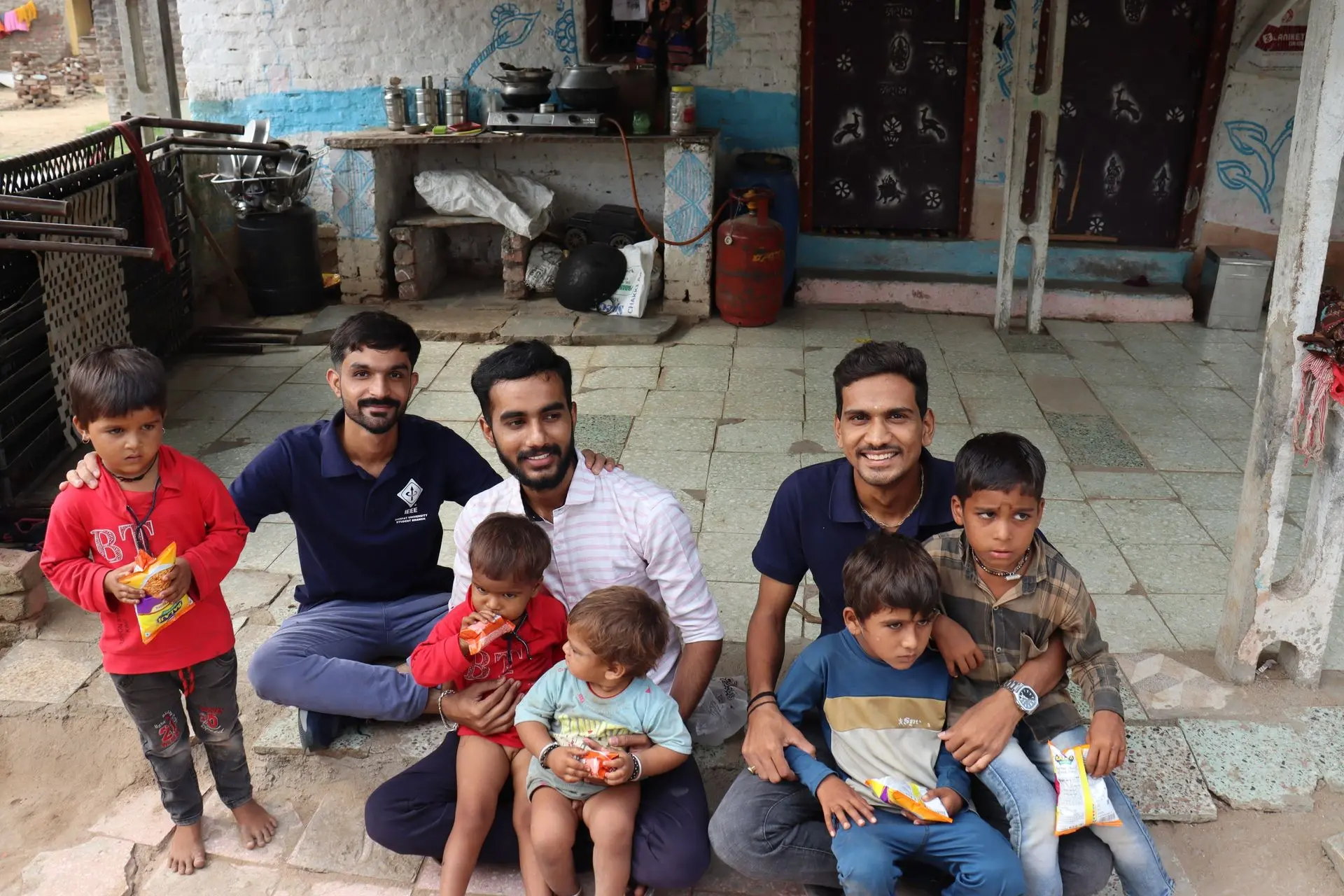 Giving back to society, smile more